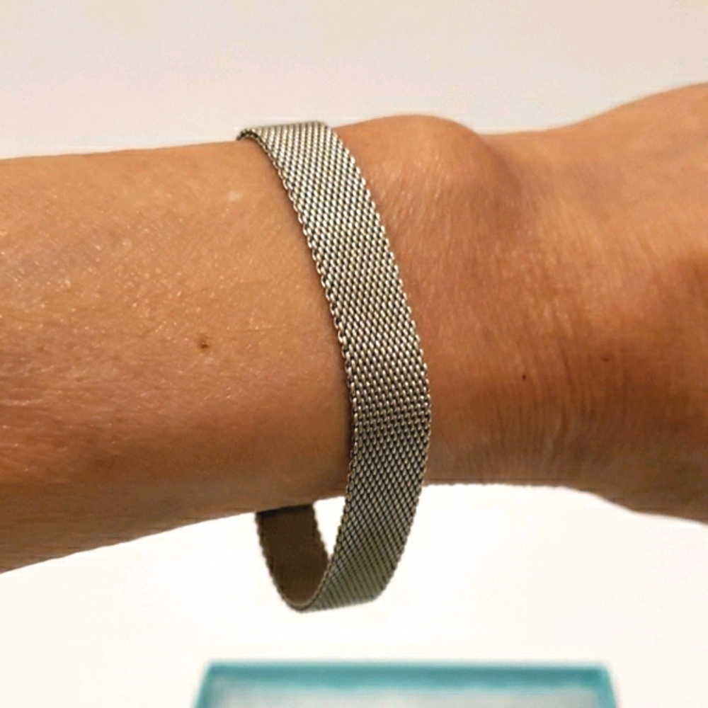 Tiffany SS Mesh Belt Bracelet - Picture 6 of 7